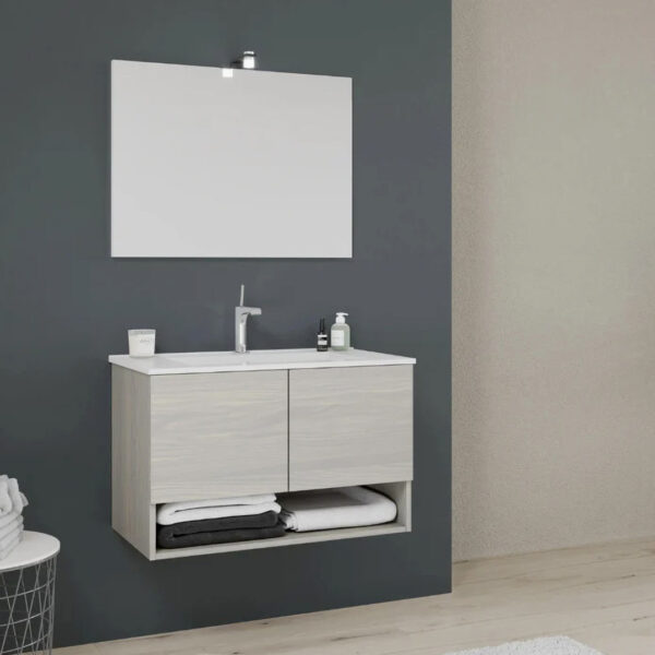COMPOSIZIONE BAGNO SOSPESA OSLO GRIGIO