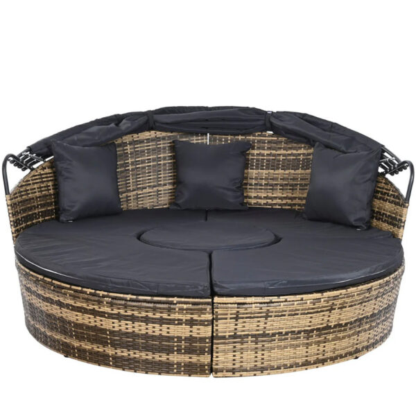 DIVANO LETTO COMPONIBILE GIARDINO BLU