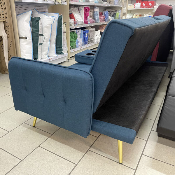DIVANO LETTO NEW BLU