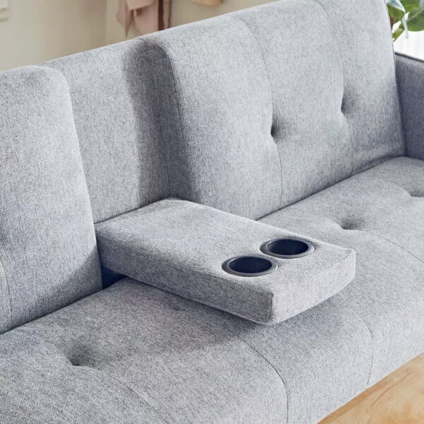 DIVANO LETTO NEW GRIGIO