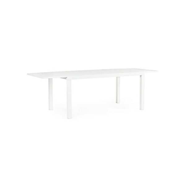 TAVOLO ALLUNGABILE HILDE BIANCO 240cm-2